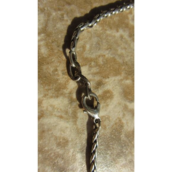 Unisex Charm Slider Snake Chain Choker Necklace - Picture 3 of 4
